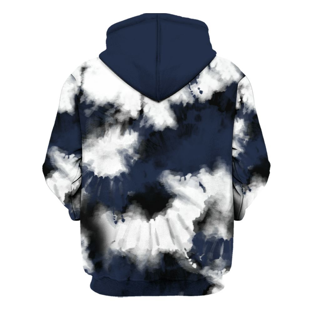 Hoodie To Match Dunk Low White Midnight Navy - Tie Dye FK Around Find Out All Over Print
