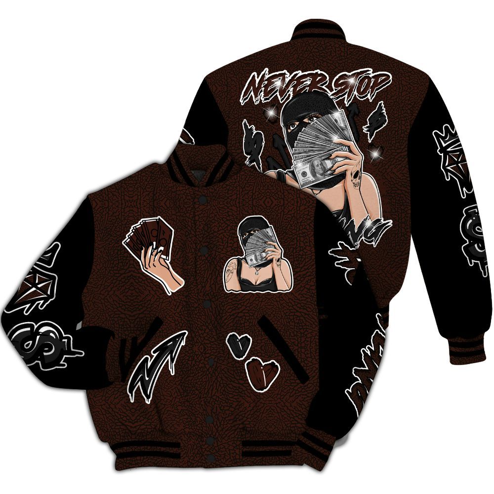 Varsity Jacket To Match Air Force 1 Low Halloween Skull 2024 - Hustling Unique All Over Print
