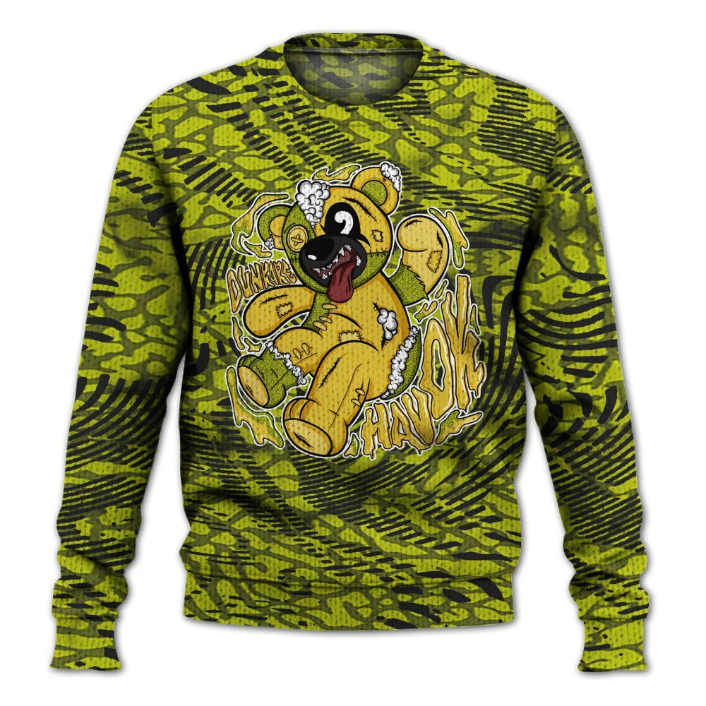 Knitted Sweater To Match Dunk Low QS Halloween Skull - Havok Bear