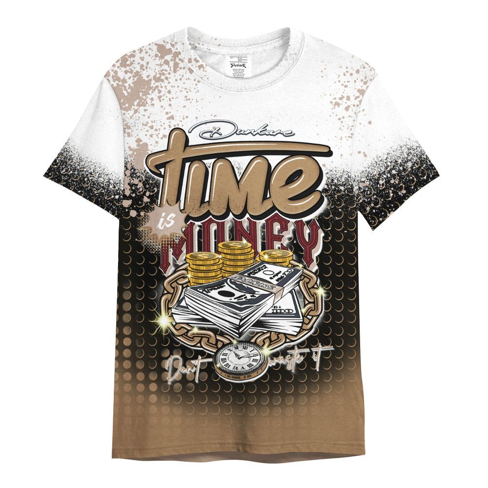 Shirt To Match Kobe 4 Gold Medal - Halftone Time Is Money All Over Print