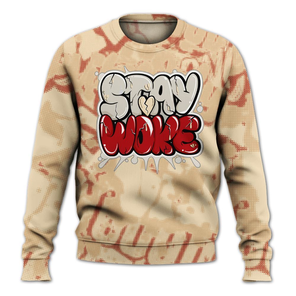 Sweatshirt To Match Dunk Low Strawberry Waffle - Stay And Woken Street All Over Print