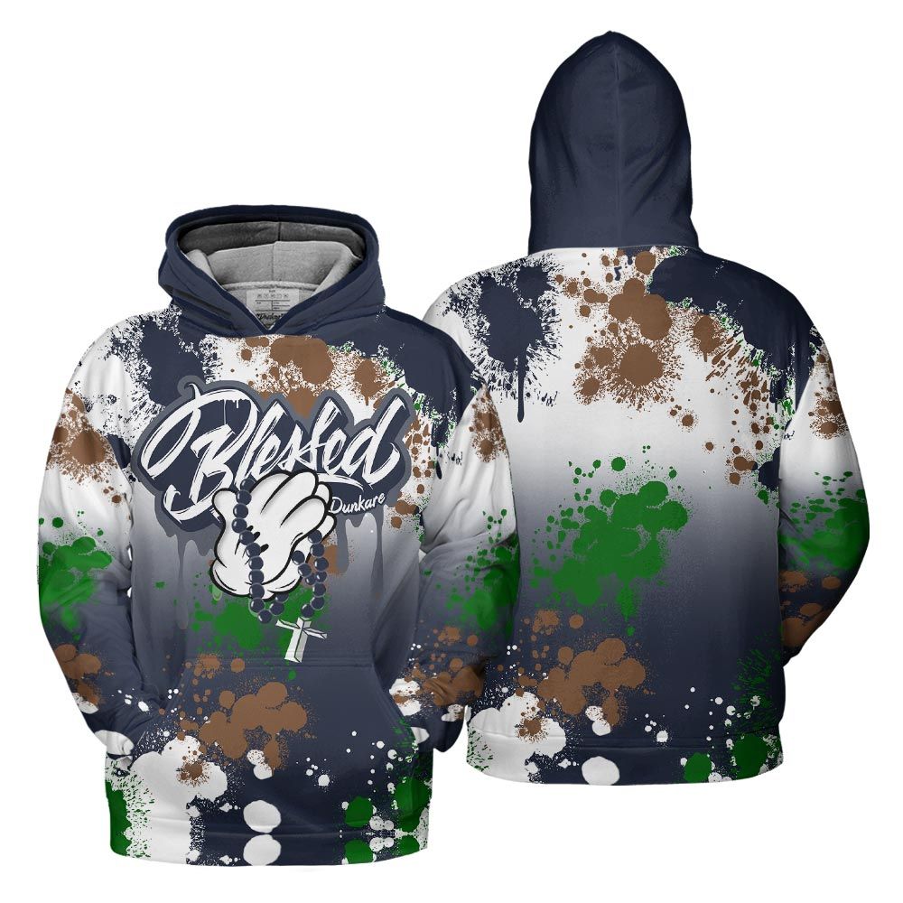 Hoodie To Match Midnight Navy 13s Hoodie, God Blessed Drip Hoodie Outfit 903 NCT