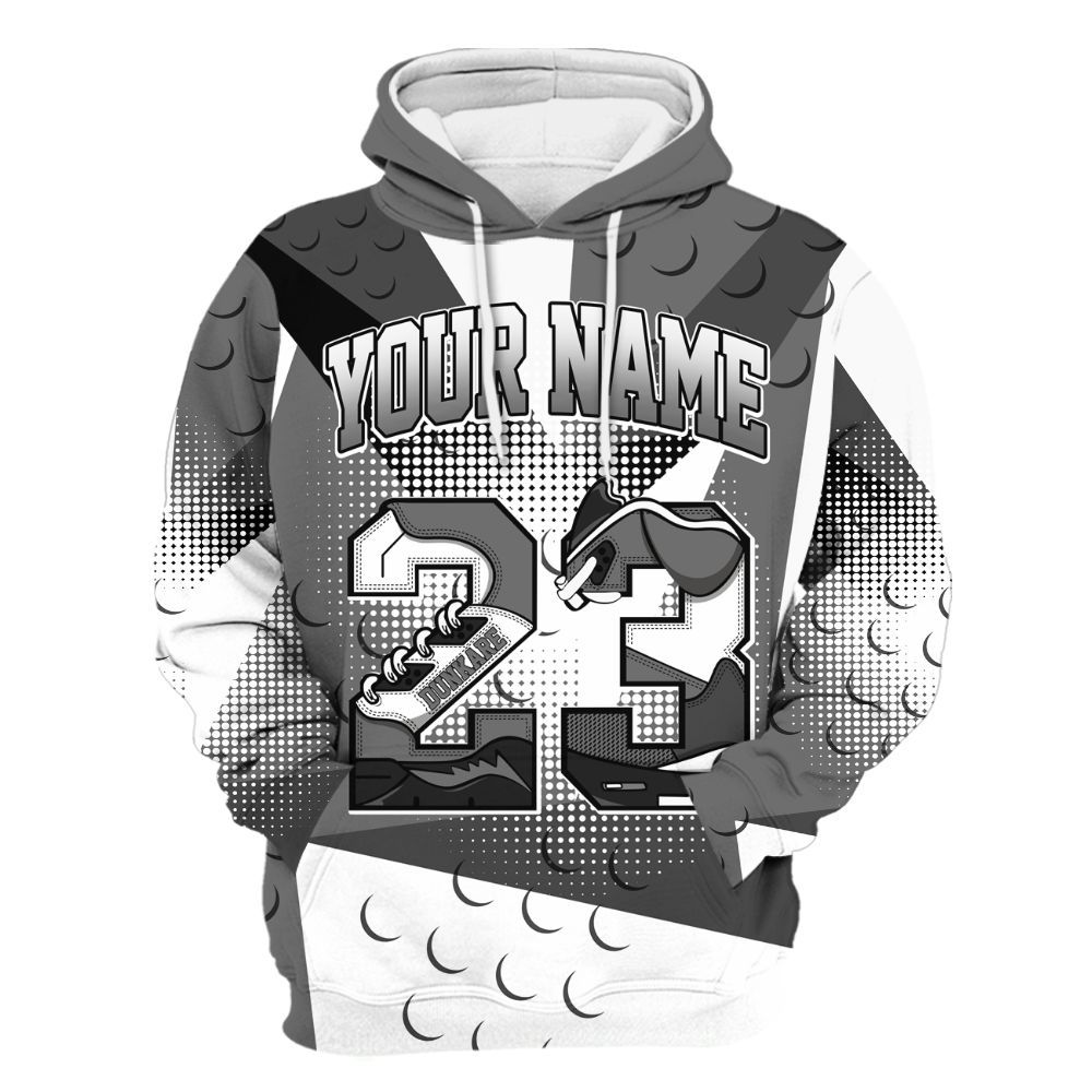 Hoodie To Match Retro Stealth 12s - Poly Custom Name Number 23 5s All Over Print