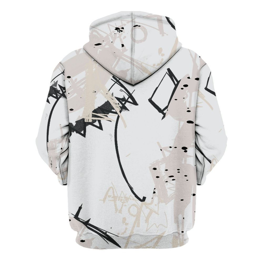 Hoodie To Match Retro Reverse Metallic 5s - Allen Answer Skeleton Messyz All Over Print