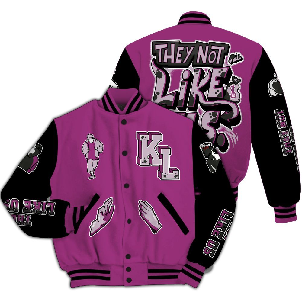 Varsity Jacket To Match Air Max Sunder Gore Tex Bold Berry - Dislike Us Graphic All Over Print