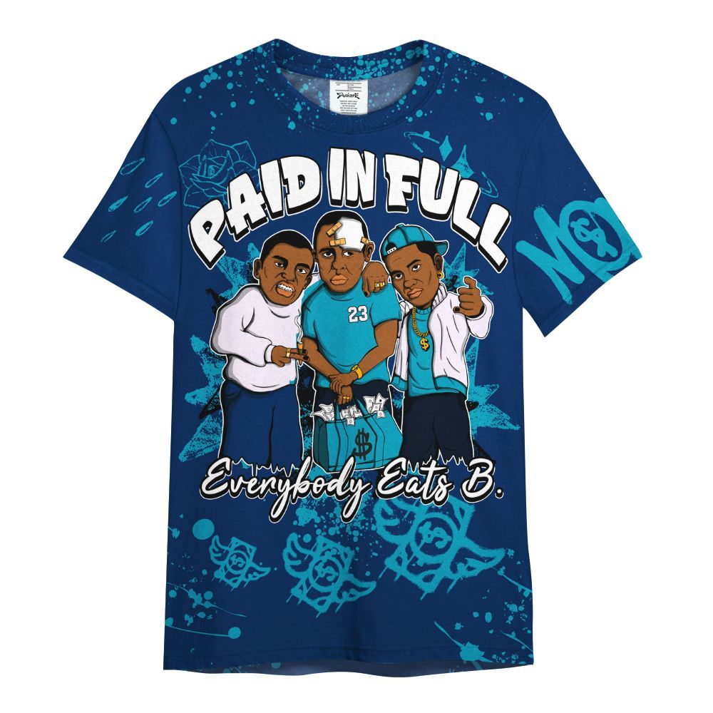 Shirt To Match Kobe 5 X-Ray - Everybody Paid In Full Crayon All Over Print