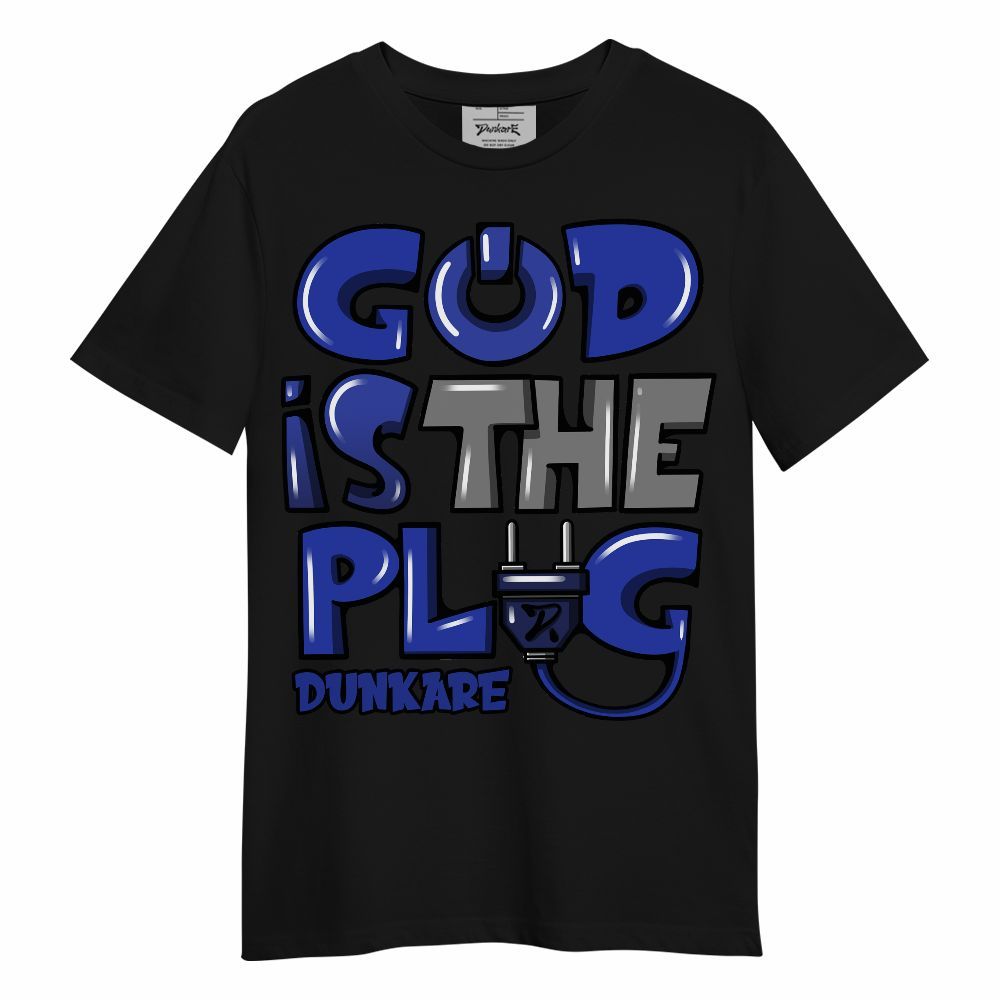 Shirt To Match Air Max Plus Black Racer Blue - God Is The Power Cord Unisex Shirt