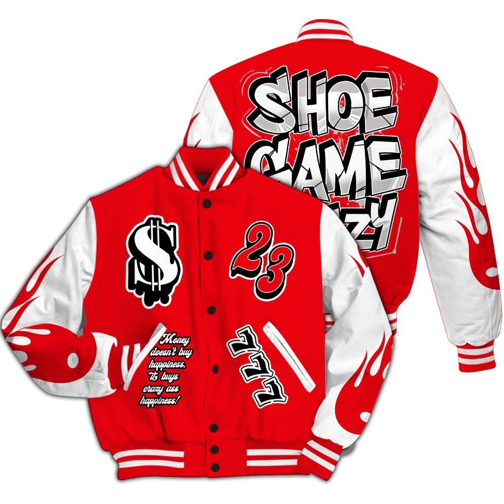 Varsity Jacket To Match Air Max 1 Low Poly - Shoe Game Crazy Graphic All Over Print