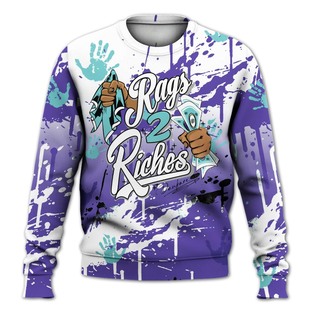 Sweatshirt To Match Low Hornets 1s - Rag 2 Riches All Over Print