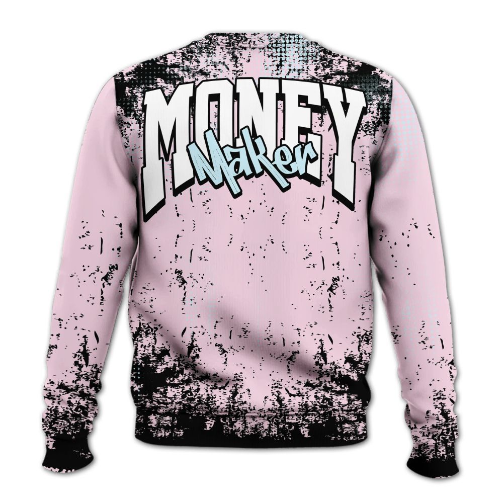 Sweatshirt To Match Retro Easter 5s - Move In Silence Money Street Retro All Over Print