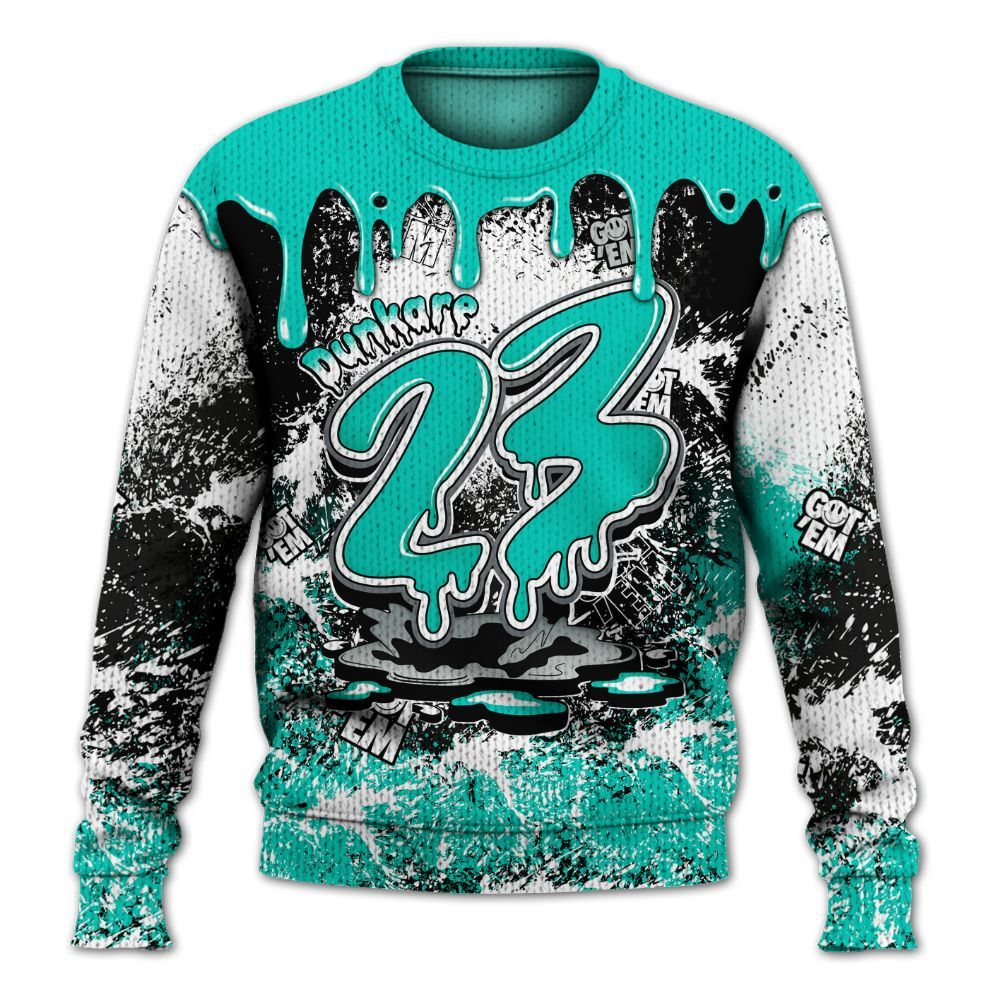 Knitted Sweater To Match Air Max 95 Dark Tiffany - Dripping 23 Drip
