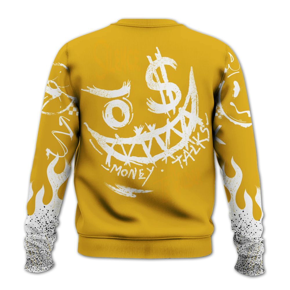 Sweatshirt To Match Vivid Sulfur 4s - Mouth Burning Street Style All Over Print