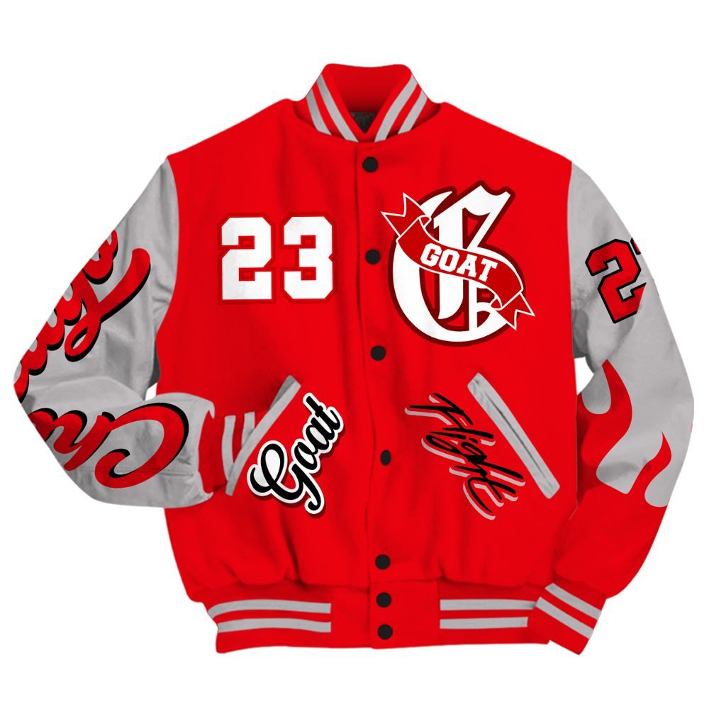 Varsity Jacket To Match Air Max 1 Low Poly - The G.O.A.T Flight Streetwear All Over Print