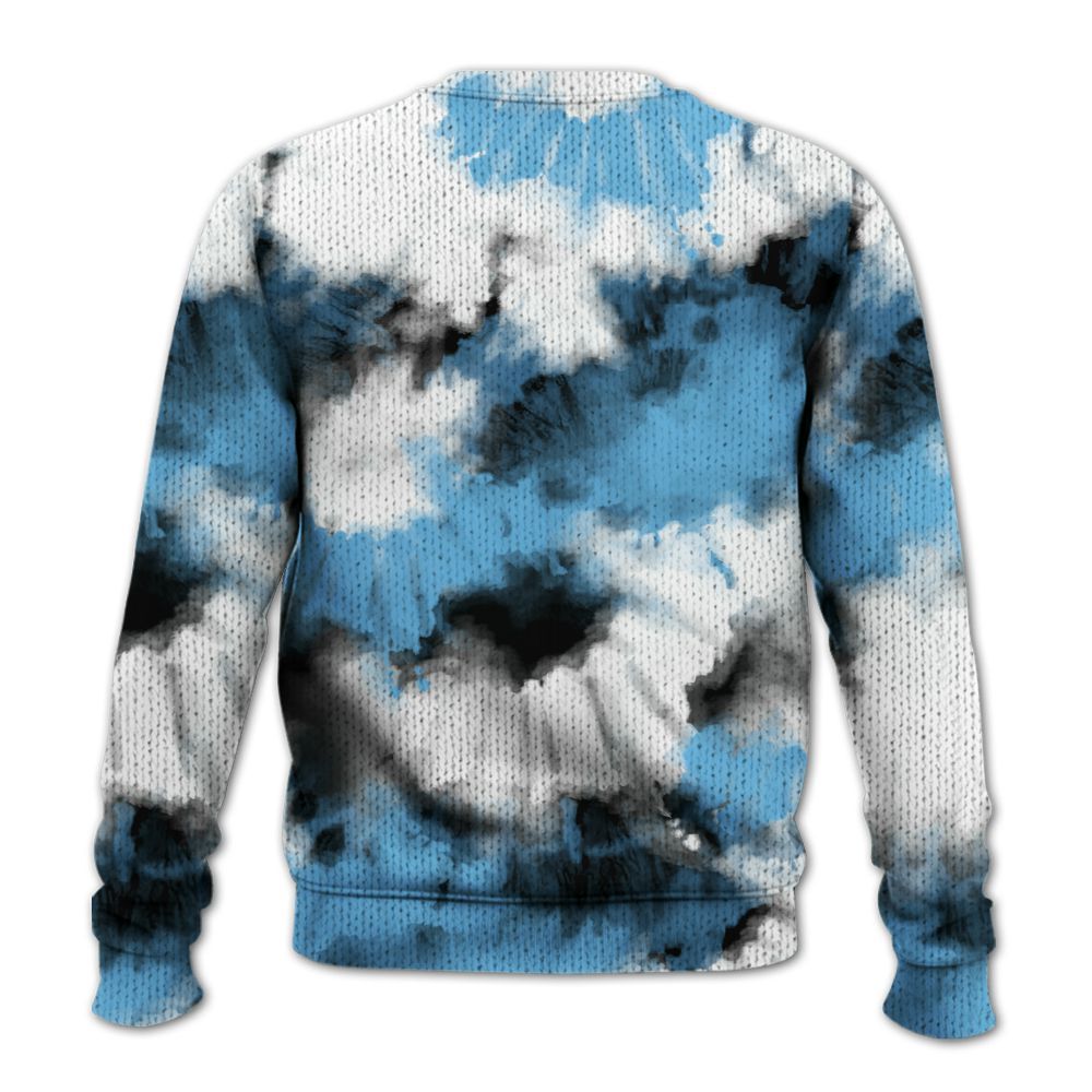 Knitted Sweater To Match Melo 12s - Tie Dye FK Around Find Out
