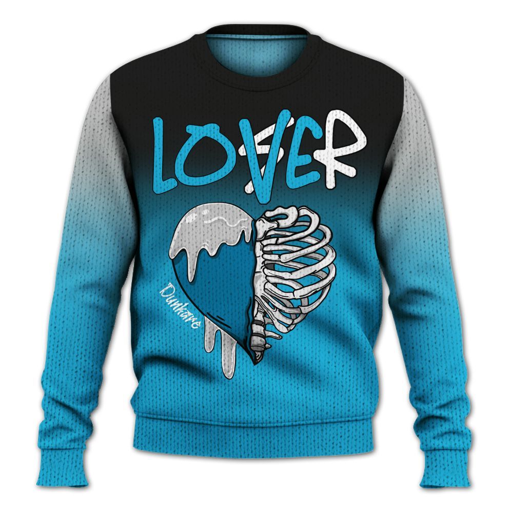 Sweater To Match Black University Blue 2026 14s - Loser Lover Dripping Graphic