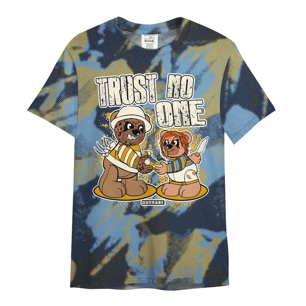 Shirt To Match High OG First In Flight 1s - Trust No One Bear Abstract Halftone All Over Print