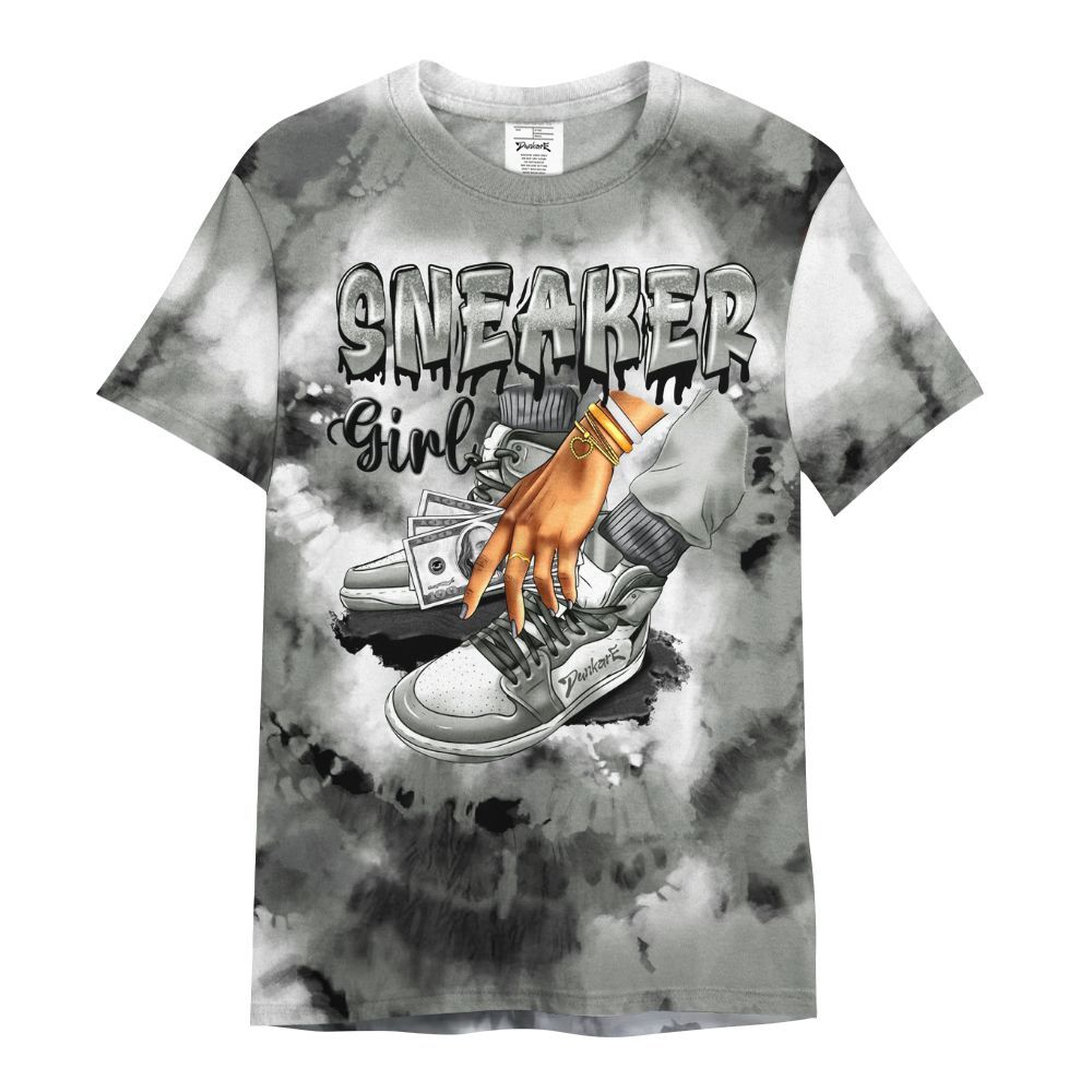 Shirt To Match Paris Olympics 4s - SNEAKER Girl Money Drip Tie Dye All Over Print