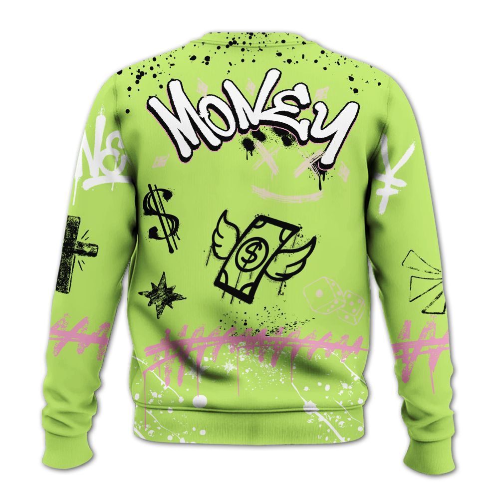 Sweatshirt To Match Jack Black Night Silver - Everybody Paid In Full Crayon All Over Print