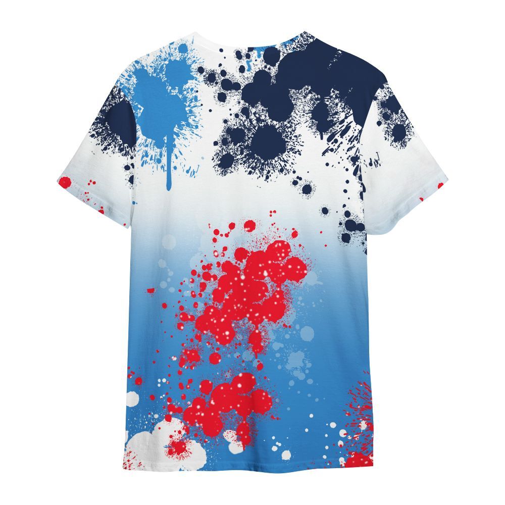 Shirt To Match Retro Blueberry 6s - Trust No One Scary All Over Print