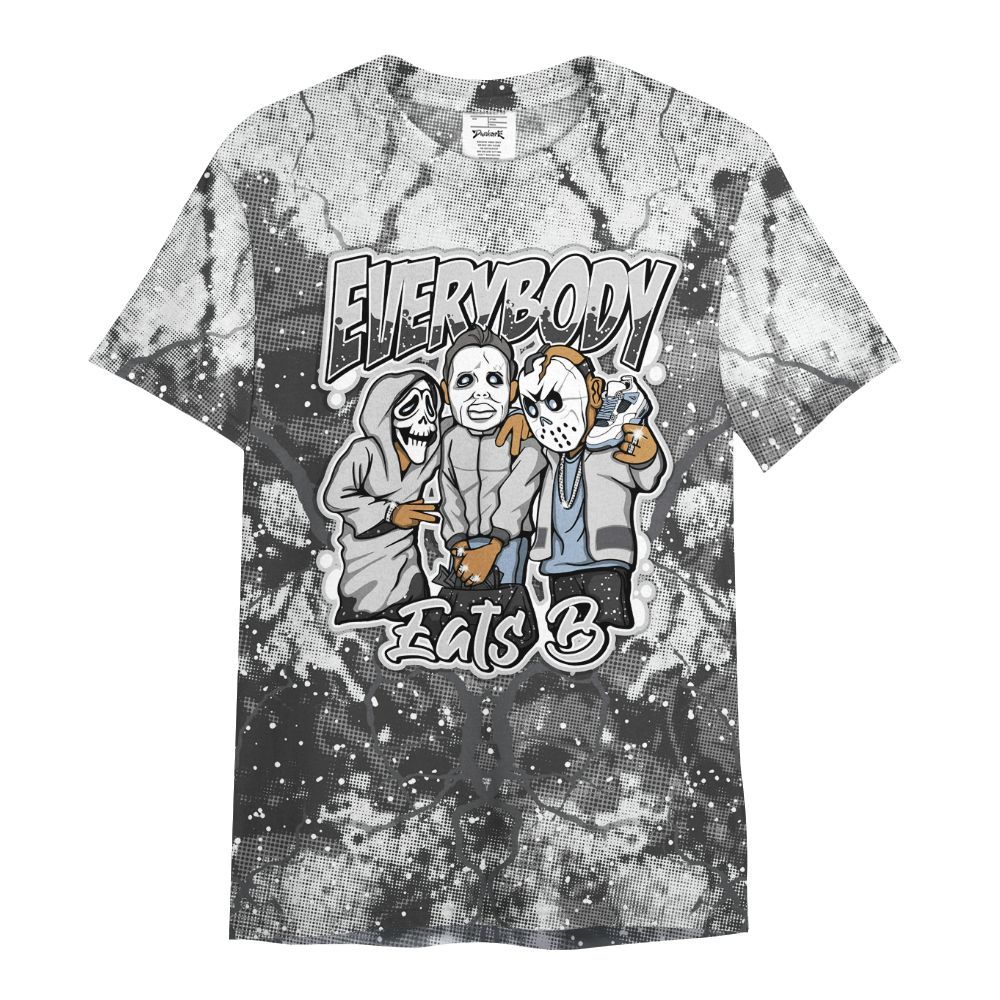 Shirt To Match Reverse Black White 6s - Everybody Eatin B Graphic Halloween All Over Print