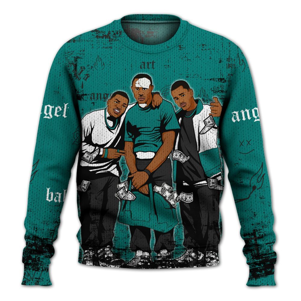 Sweater To Match Griffey Max 1 Freshwater - Paid In Full Money Graphic