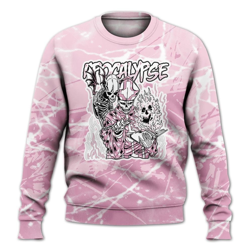 Sweatshirt To Match Orchid 4s - Apocalypse Skeleton Profound All Over Print