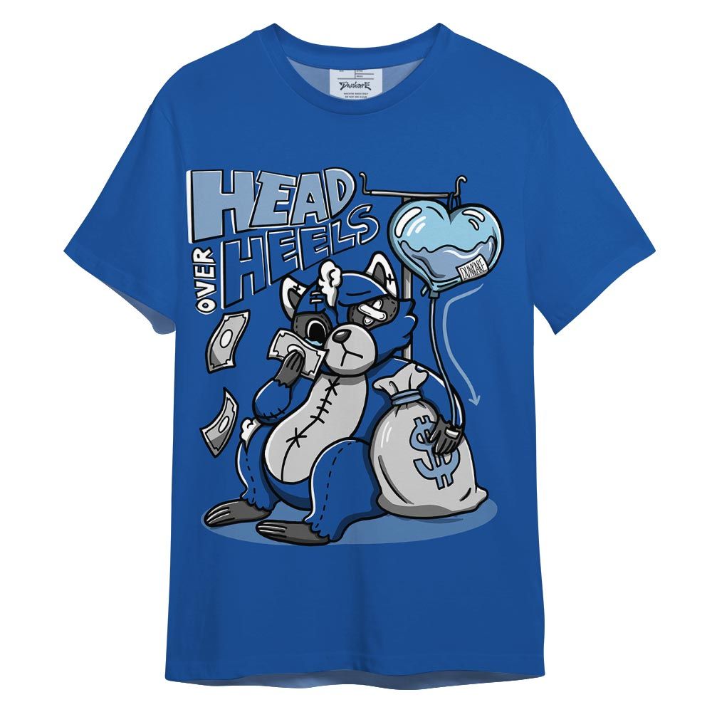 Shirt To Match Low Space Royal 11s T-- Head Over Heels Raccoon Color T-Shirt Unisex.png