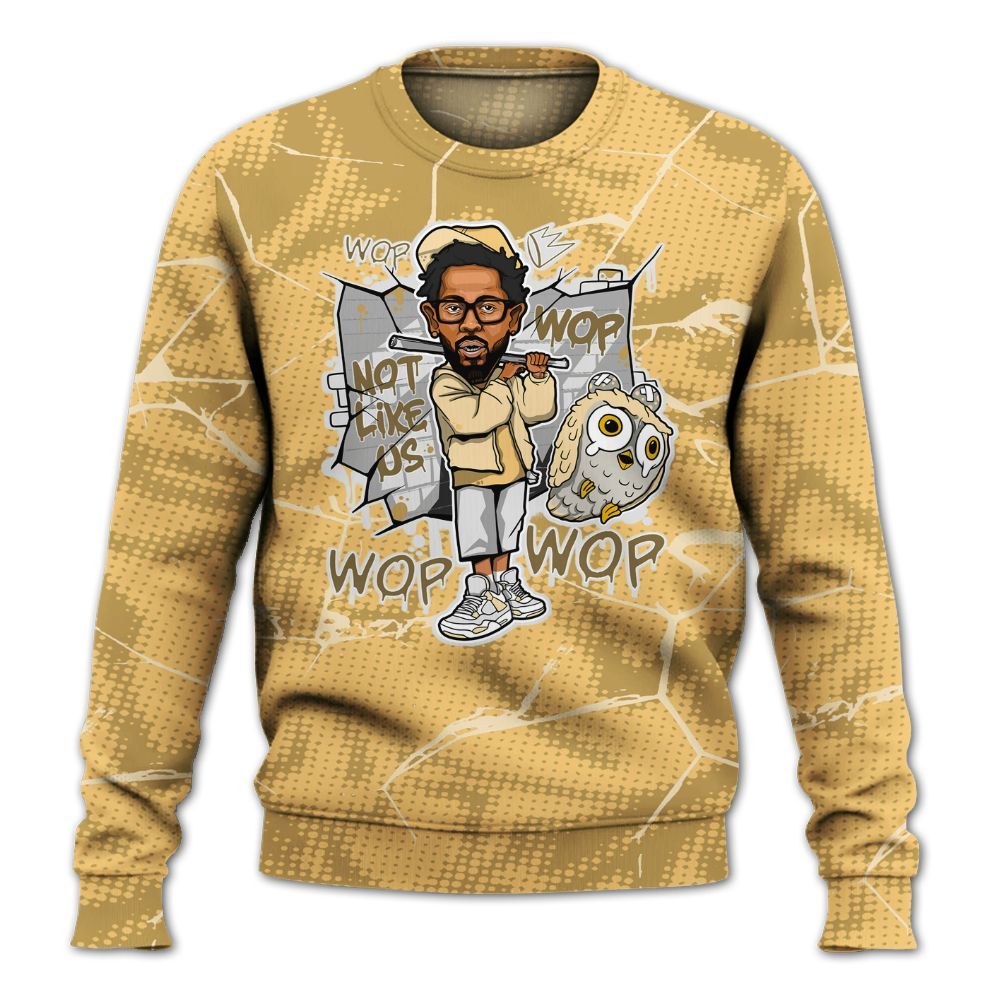 Sweatshirt To Match Craft Paris 6s - None Like ComptonCity Graphic Crack All Over Print