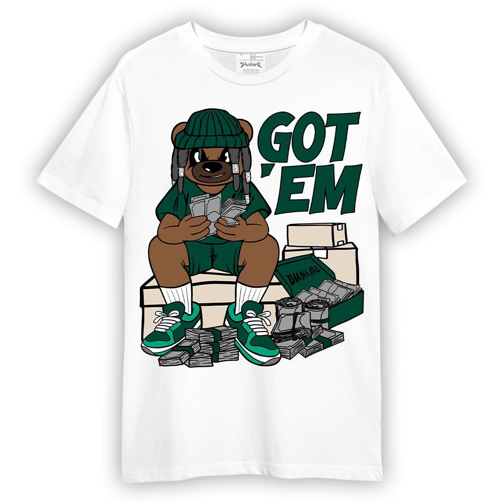 Shirt To Match Oxidized Green 4s - Bagged It Bear Shirt Unisex