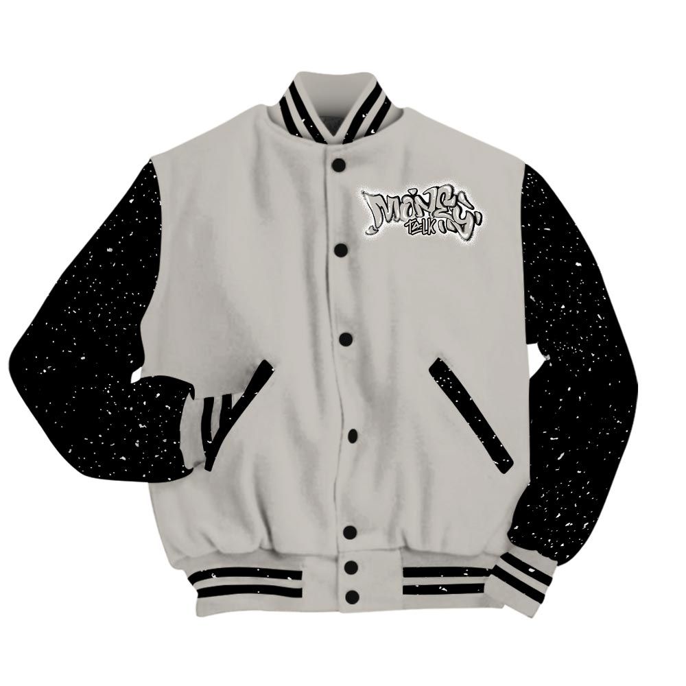 Varsity Jacket To Match Varsity Money Talk Rap, SE Sail Summer 5s T-Shirt, To Match Sneaker SE Sail Summer 5s Baseball Varsity Jacket LTRP