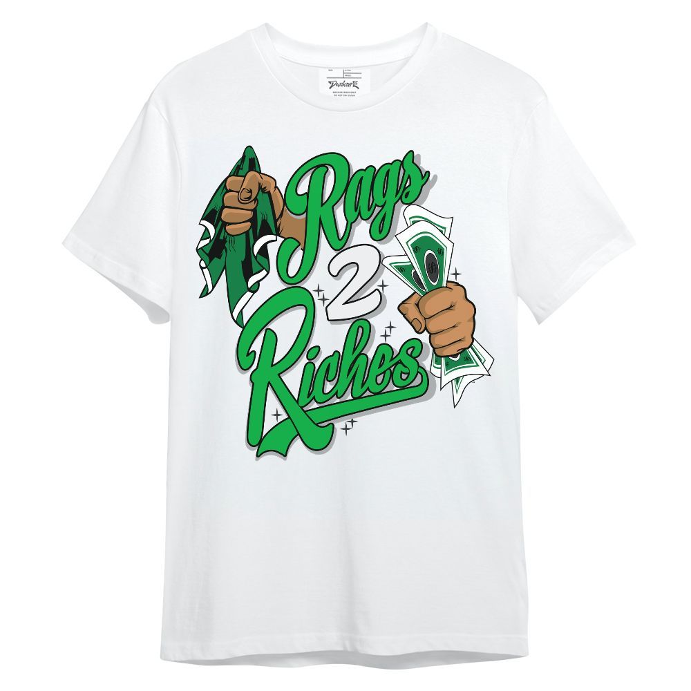 Shirt To Match Lucky Green 5s - Rag 2 Riches Unisex Shirt