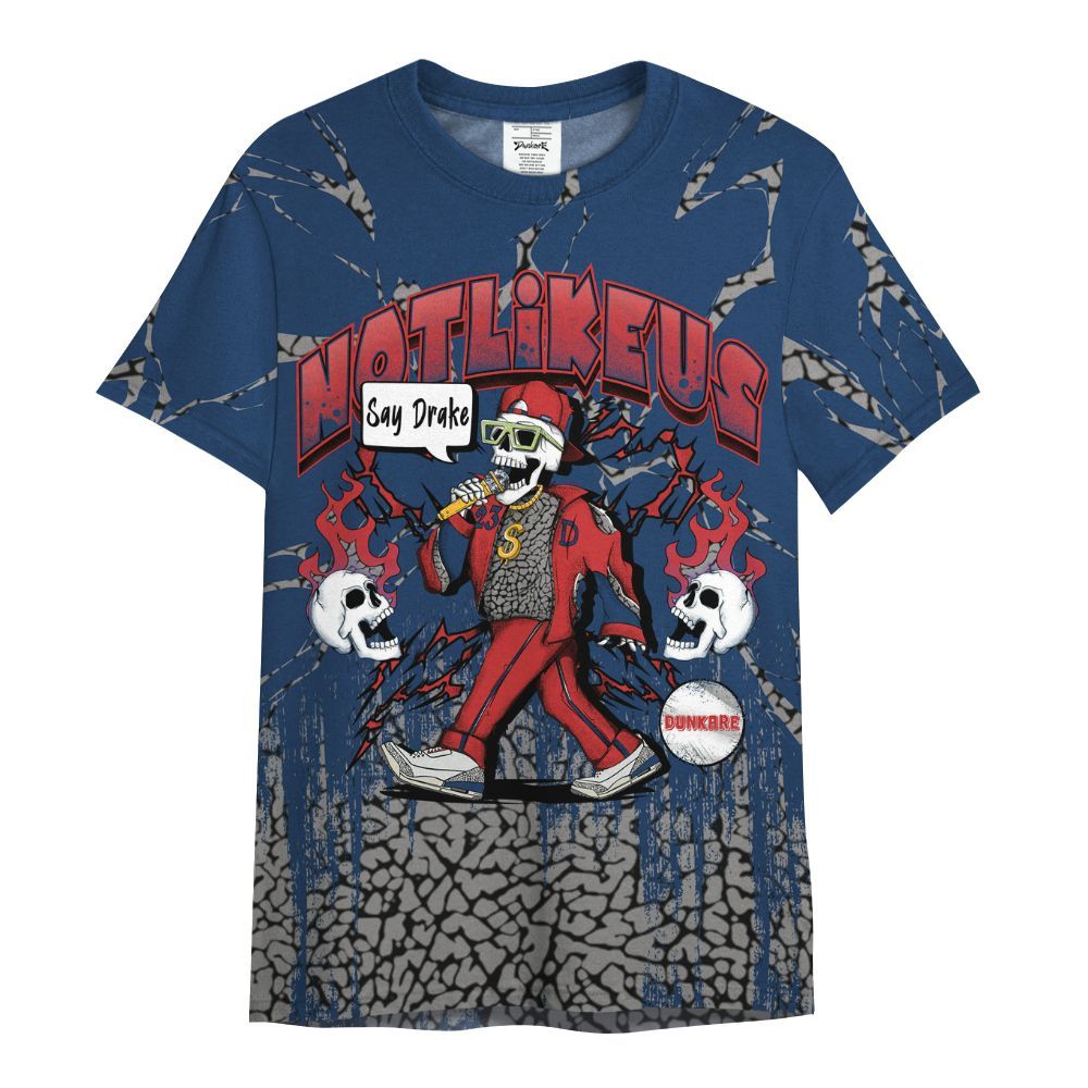 Shirt To Match SP Sport Royal 3s - Don't Like Us All Over Print