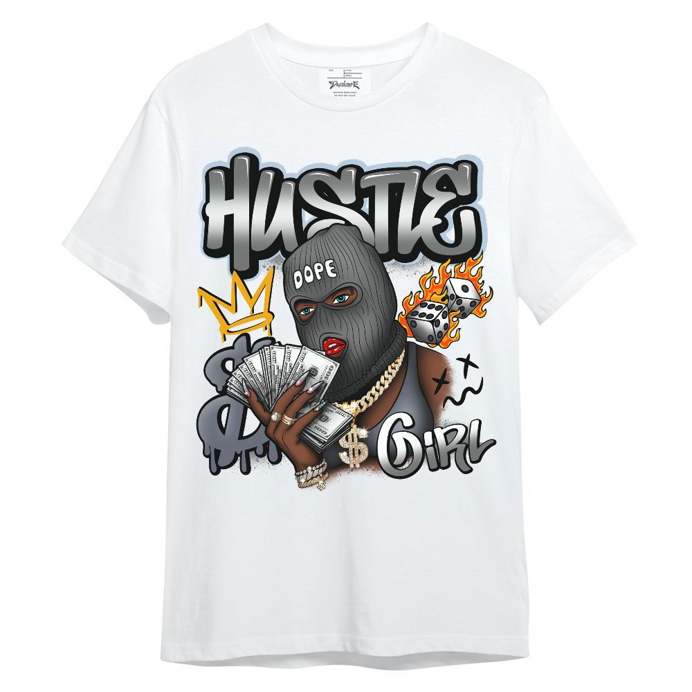 Shirt To Match Cool Grey 6s - Money Hustles Girl Streetwear Unisex Shirt
