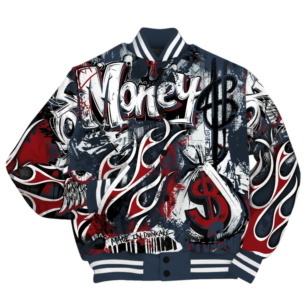 Varsity Jacket To Match Retro Olympic 6s Shirt, The Best Money All Over Print