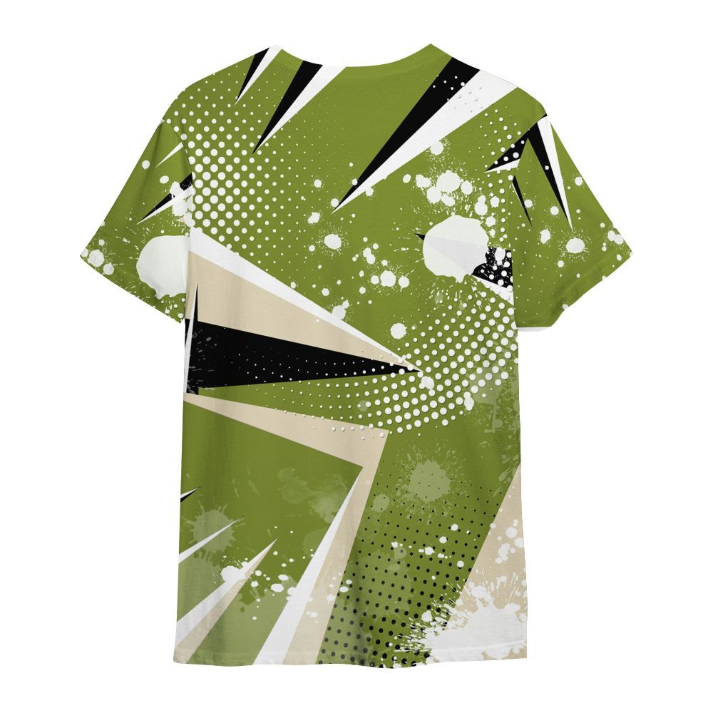 Shirt To Match SB Dunk Low Asparagus - Poly Trust No One Dripping All Over Print