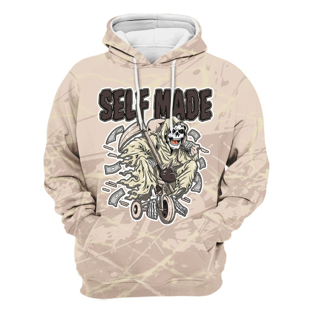 Hoodie To Match A Ma Maniere X Fossil Stone 4s - Self Make Skeleton Profound All Over Print