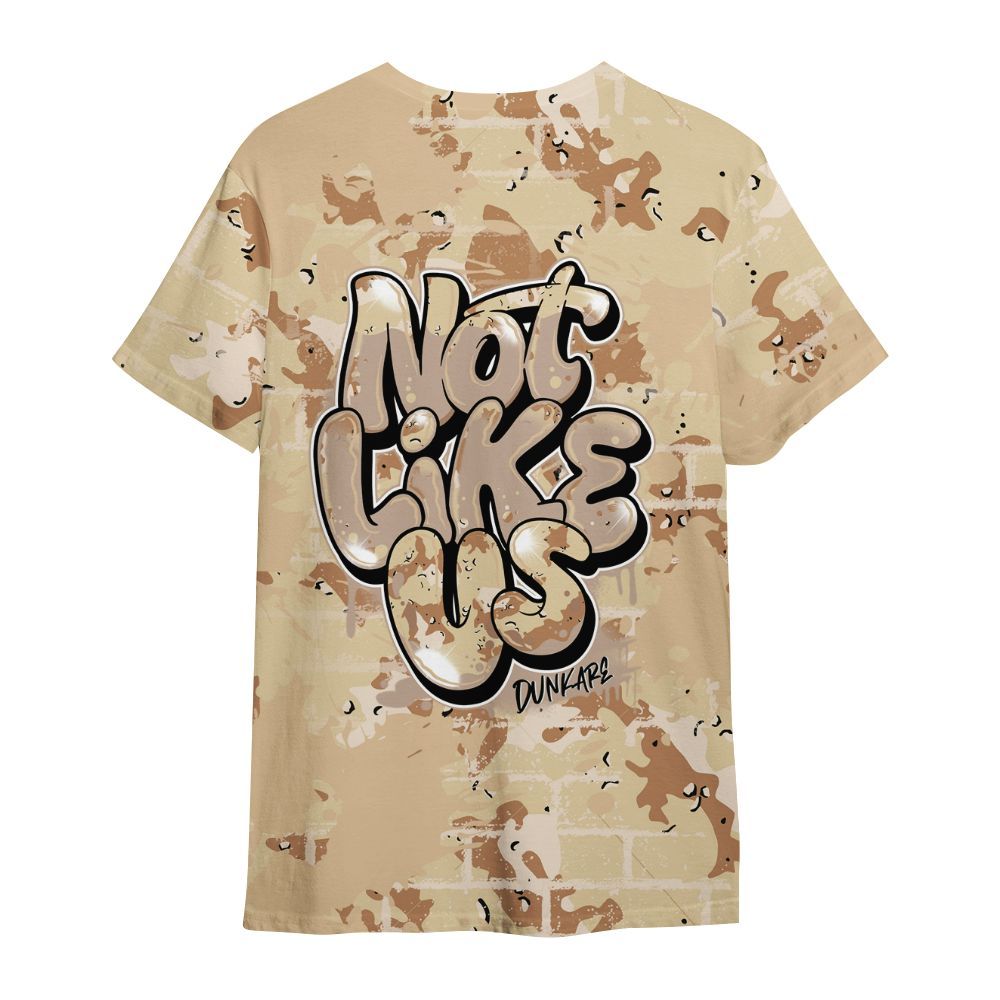 Shirt To Match Desert Camo 3s - None Like Us Graphic Brick Art All Over Print