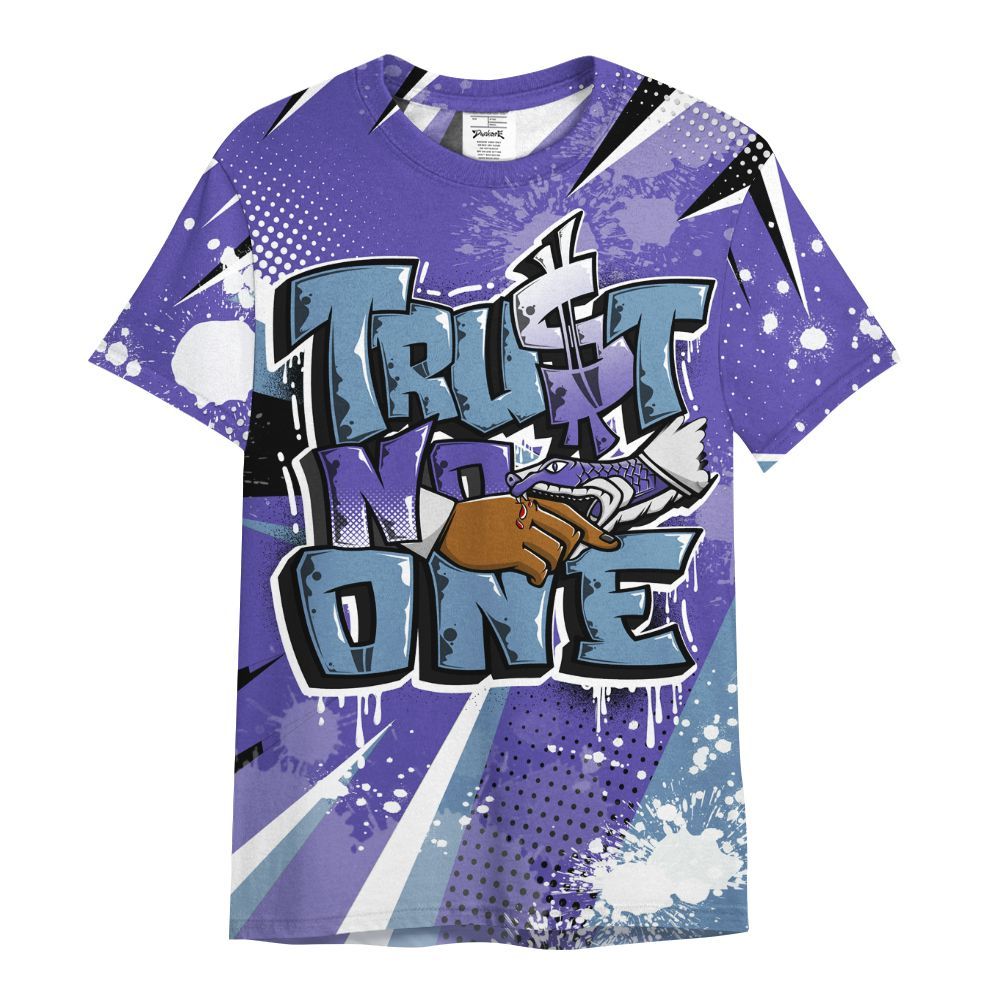 Shirt To Match Retro Concord 5s - Poly Trust No One Dripping All Over Print