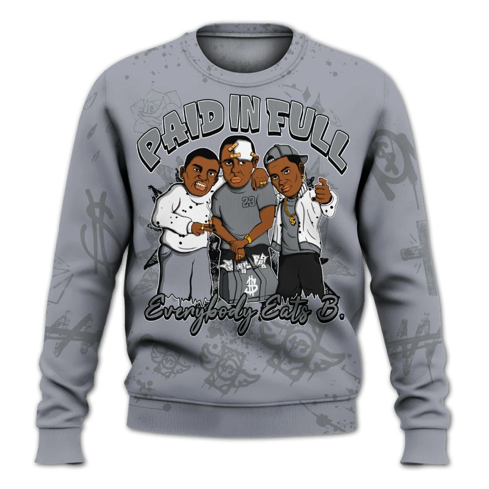 Sweatshirt To Match Kobe 9 Elite Low Beethoven - Everybody Paid In Full Crayon All Over Print