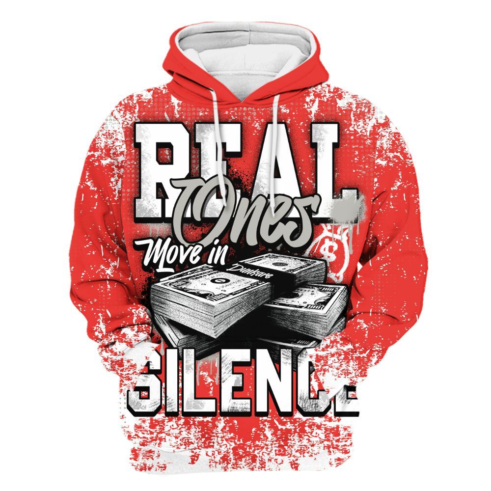 Hoodie To Match Vomero 5 Bright Crimson - Move In Silence Money Street Retro All Over Print