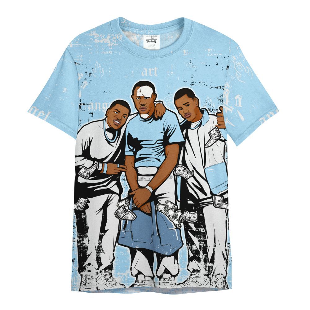 Shirt To Match Legend Blue 11s - Paid In Full Money All Over Print
