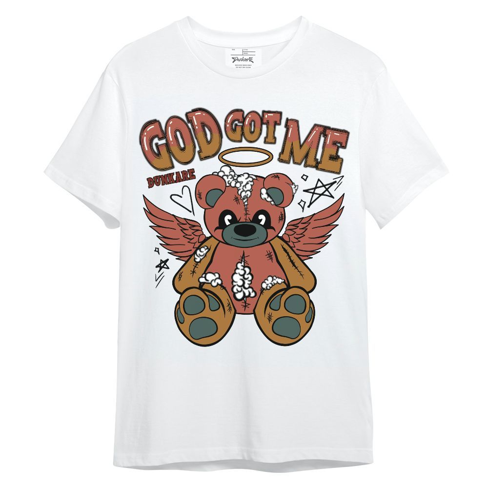 Shirt To Match SB Dunk Low Pro Burnt Sunrise - Gods Guides Me Bear Unisex Shirt