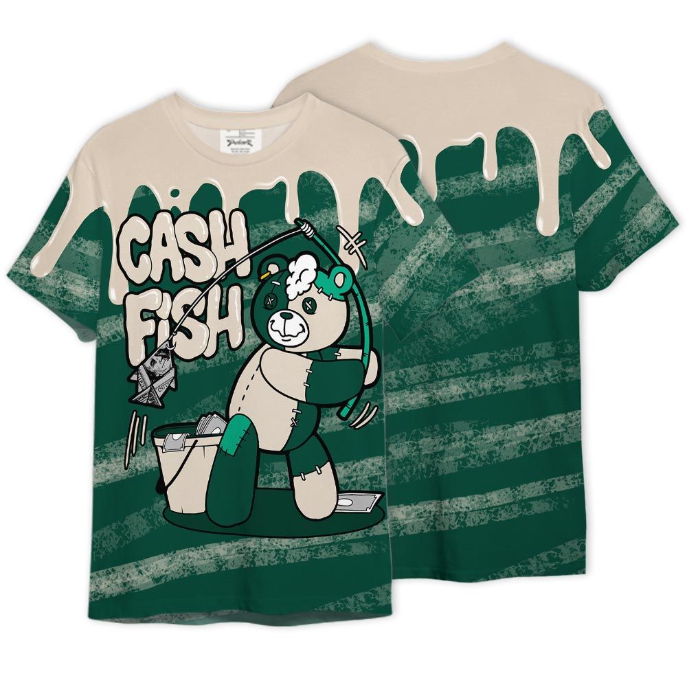 Shirt To Match Oxidized Green 4s - Moneys Fish Hugz Graphics Shirt Unisex