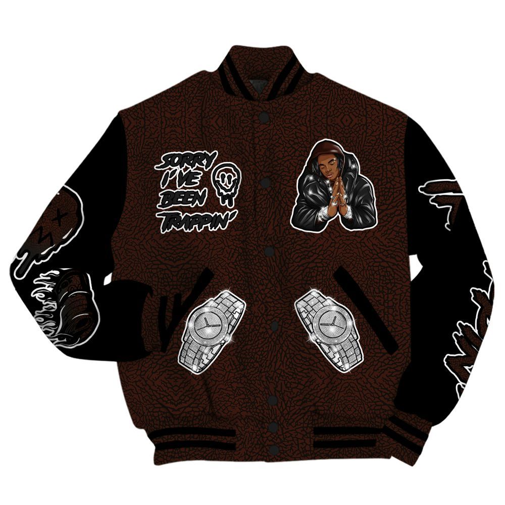 Varsity Jacket To Match Air Force 1 Low Halloween Skull 2024 - Trappin' Unique All Over Print