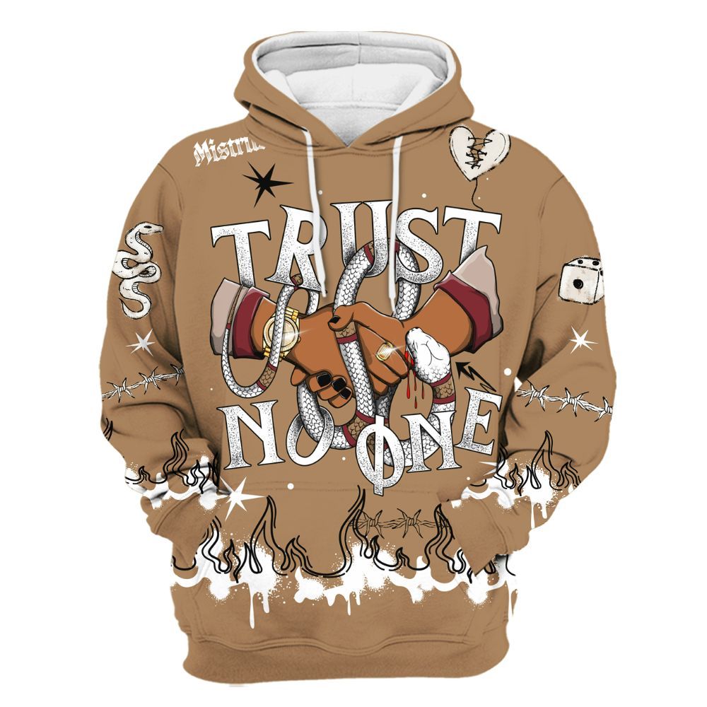 Hoodie To Match Kobe 4 Gold Medal - Trust No One Snake-Bite Doodle Crayon All Over Print