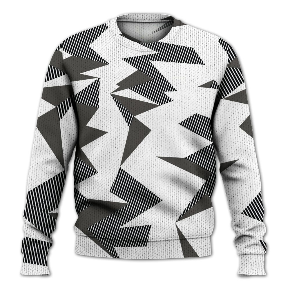 Knitted Sweater To Match Kobe 9 Elite Protro Halo - Geometric Camouflage Pattern