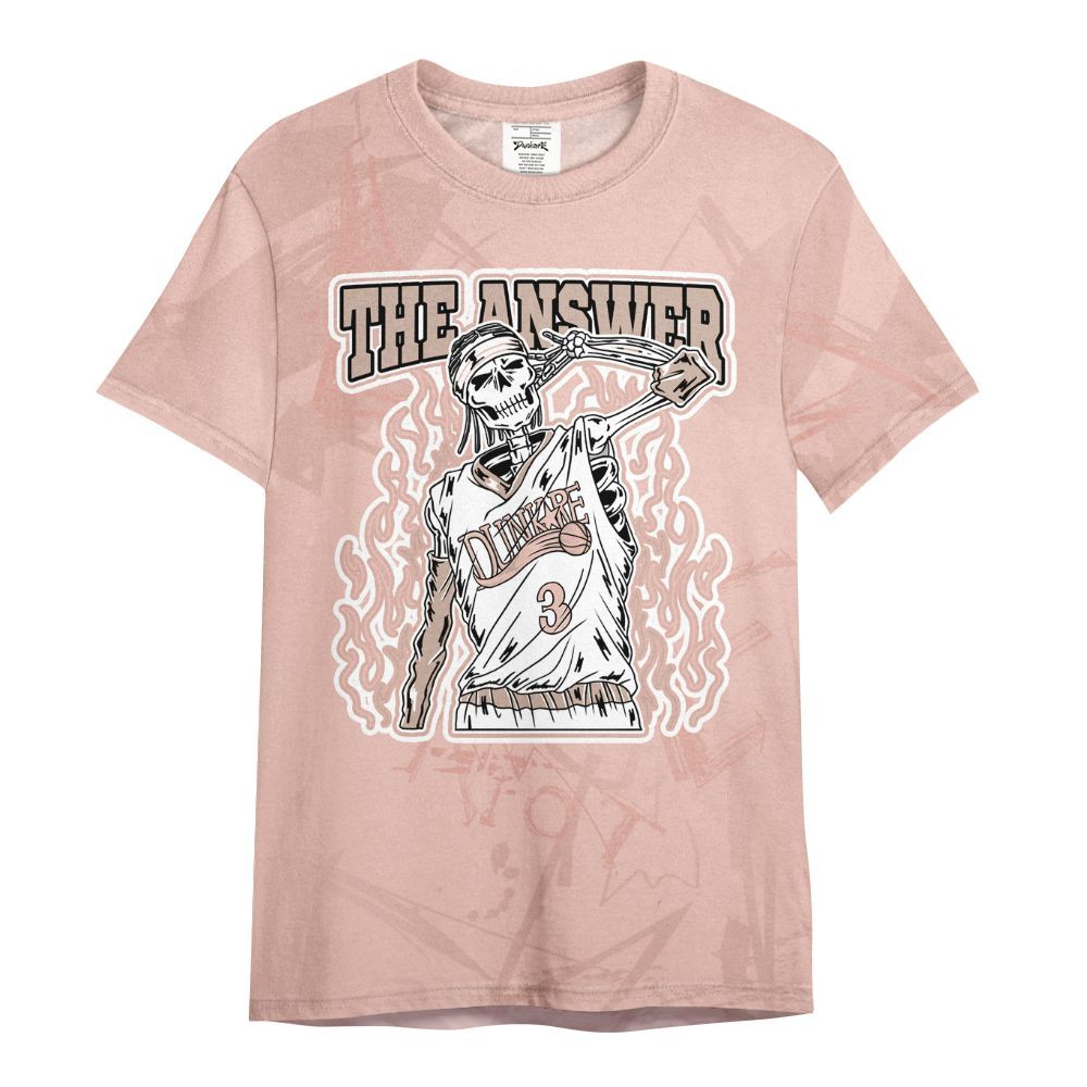 Shirt To Match Dunk Low Pink Velvet - Allen Answer Skeleton Messyz All Over Print
