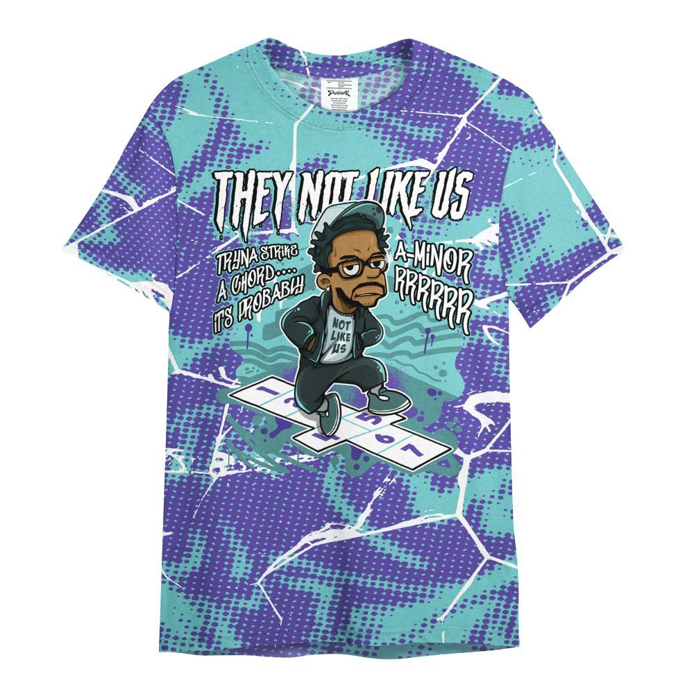 Shirt To Match Low Hornets 1s - Hopscotch Dislike Us Graphic Crack All Over Print