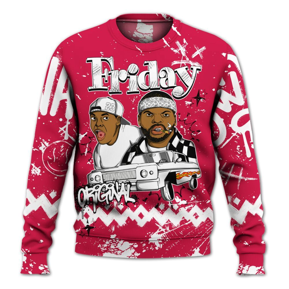 Sweatshirt To Match Black Toe 14s - Friday Sneaker Crayon All Over Print