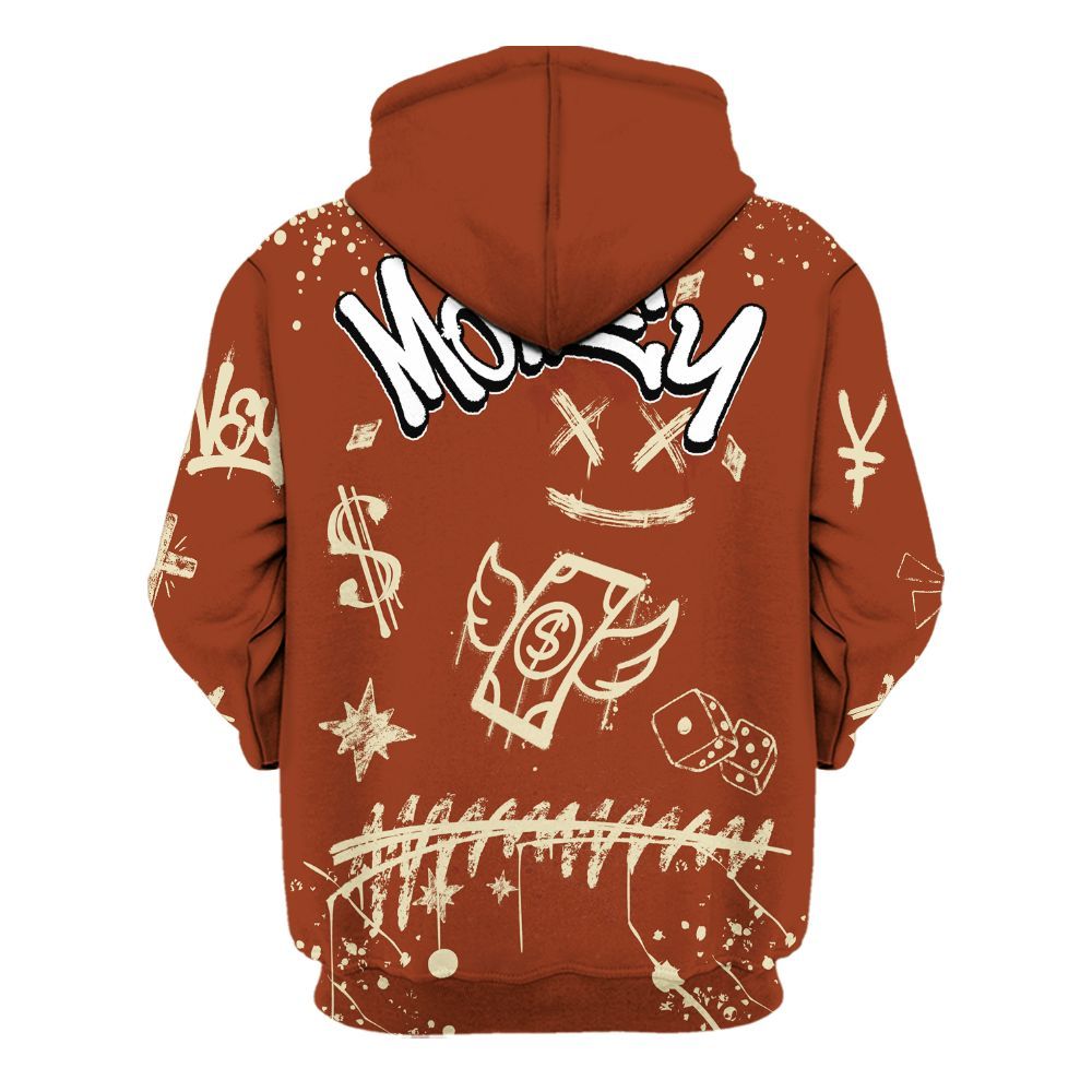 Hoodie To Match Retro Eastside Golf 12s - Everybody Paid In Full Crayon All Over Print